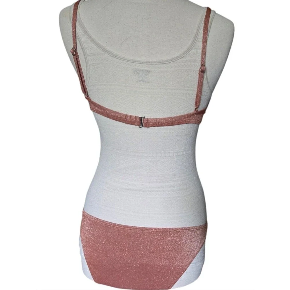 Target Shimmery Orange Underwire Bikini Set